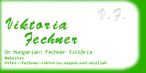 viktoria fechner business card